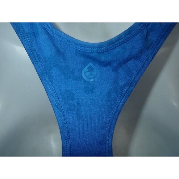 Tasc Racerback Tank Top Blue Abstract Pattern Women XL Workout Athletic Casual - Picture 5 of 6